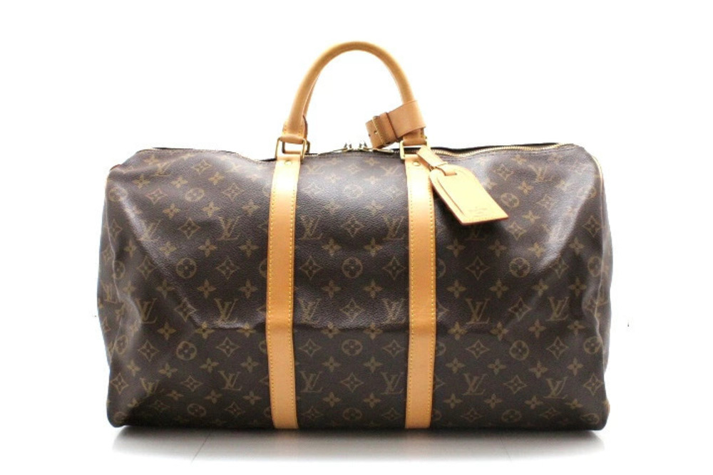 LOUIS VUITTON Keepall Boston Bag Monogram